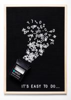 letterset naga letterbord 145 letters en cijfers